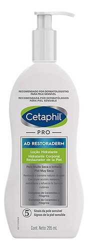 Loção Hidratante Cetaphil Pro Ad Control Restoraderm 295ml