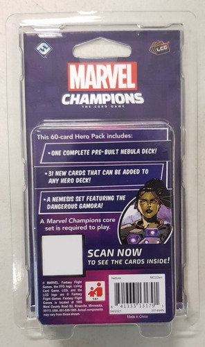 Imagen 2 de 2 de Marvel Champions Card Game Nebula Hero Pack Nuevo !!!