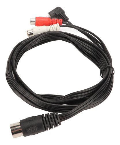 Para Cable Din De 5 Pines Macho A 2 Conectores Rca Hembra Y