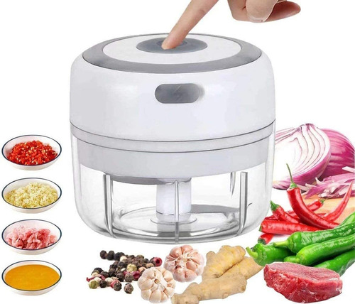 Fwefwa Mini Cortador De Ajo Eléctrico Inalámbrico Portátil