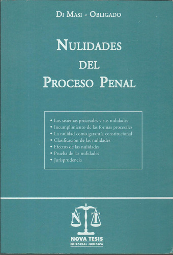 Nulidades Del Proceso Penal - Masi Dyf