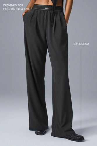 Alo Yoga Pantalón Ancho Suit Up Trouser (long)