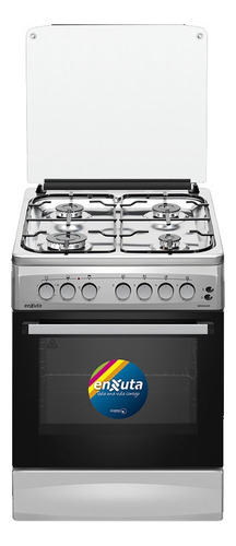 Cocina A Gas Enxuta Cenx5642i Inox Grill Electrico Color Gris