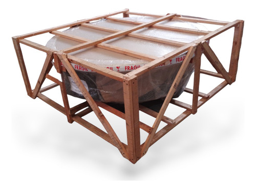 Cajón De Madera P/ Hidromasajes & Jacuzzis Doble Deluxe
