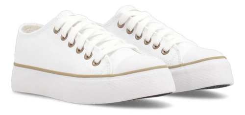 Zapatillas Unisex Adultos Con Plataforma Blancos John Foos