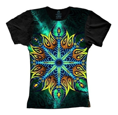 Camiseta Indiana Mandala Motivo Indiano Estampada 