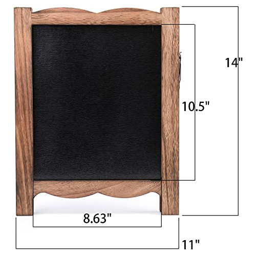 Pizarra De Mesa Rústica De 11 X 14 , Pizarra De Tiza ...