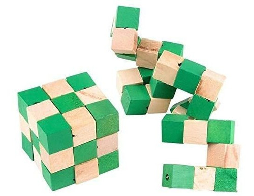 Puzzle Magic Cube De Madera - 2 Pulgadas