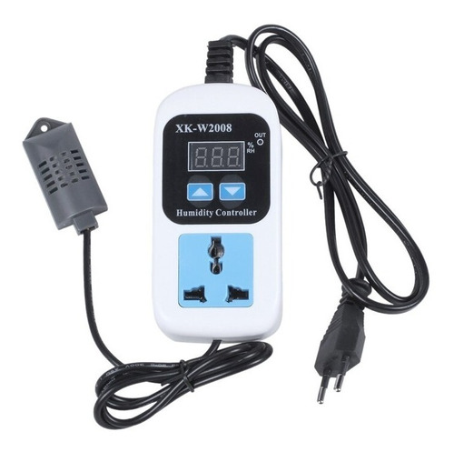 Controlador Digital De Humedad 220v Enchufe Sonda 