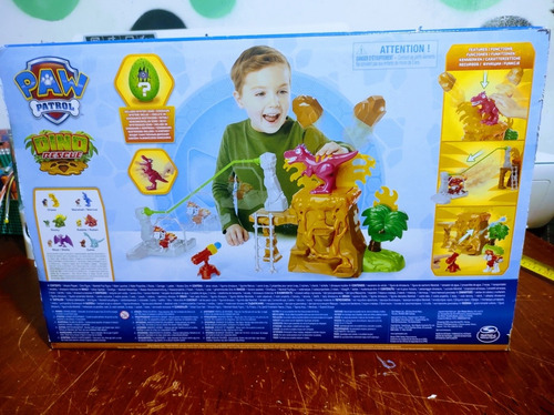 Paw Patrol Dino Rescue, Dino Volcano Playset, Marshall (Usado)