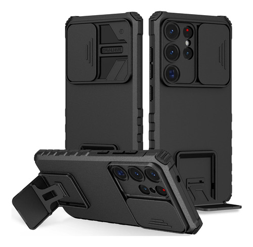 Carcasa Case Para Galaxy A55, S23, S24, S25 Soporte Vertical