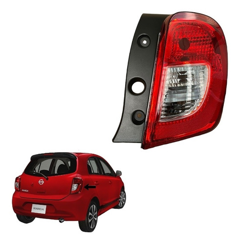 Farol Trasero Derecho Nissan March (2015-2019).