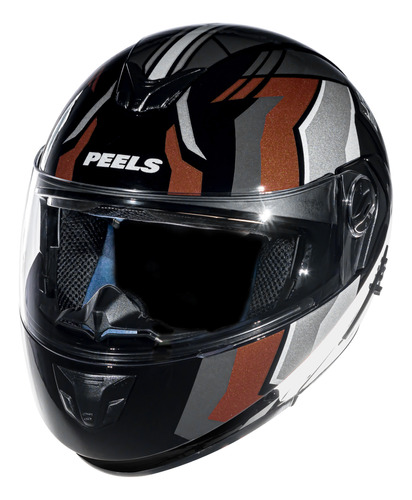 Casco Moto Rebatible Peels Urban Hold Doble Visor