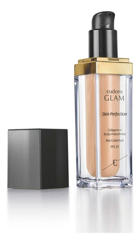 Base Líquida Glam Skin Perfection Cor 00 30ml Tom Claro