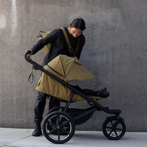 Thule Carrinho De Bebê Urban Glide 3 Rodas Nutria Chassi Preto