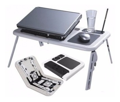 Mesa Plegable Laptop Con Base Mouse Pad