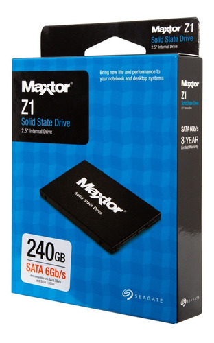 Disco Ssd Seagate Maxtor 240gb Z1