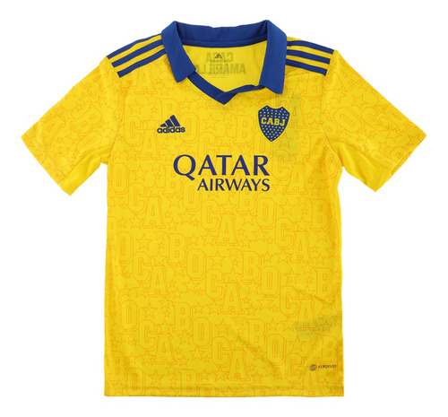 Camiseta adidas Boca Juniors Tercera 22/23 Junior Gold/ink