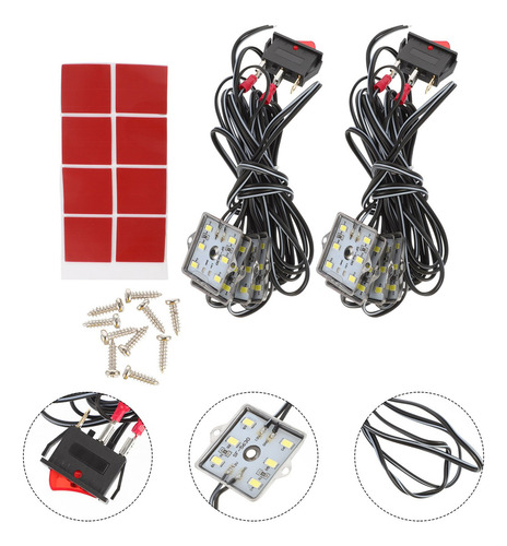1 Juego De Luces Led Impermeables Para Cama De Camión N