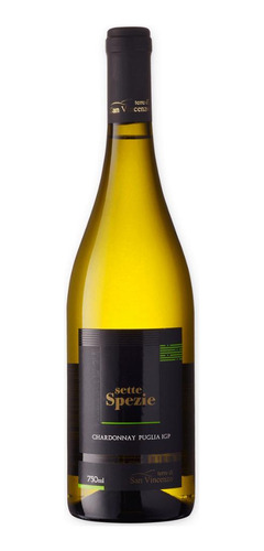 Vinho Sette Spezie Chardonnay Puglia Igp 750 Ml