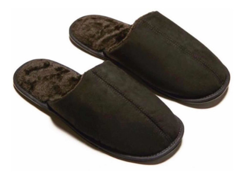 Pantuflas Promesse De Hombre Gamuza Con Piel