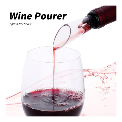 Abridor De Botellas De Vino 4-en-1, Acero Inoxidable, Manual