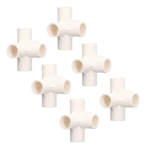Conector De Tubo De 5 Vías, 10 Piezas, 25 Mm, Codo De Pvc