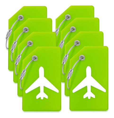 M-sorflly 8pack Etiquetas De Equipaje Para Maletas Con No...