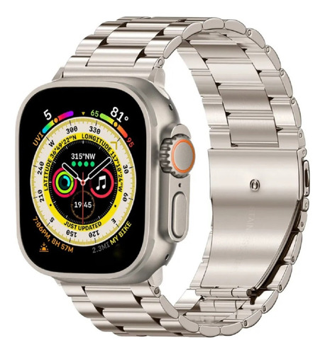 Correa Para Apple Watch Acero Inoxidable Metal 42-44-45-49mm