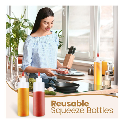 Yaomiao 30 Paquete De 16 Oz Botellas De Plástico De Plástico