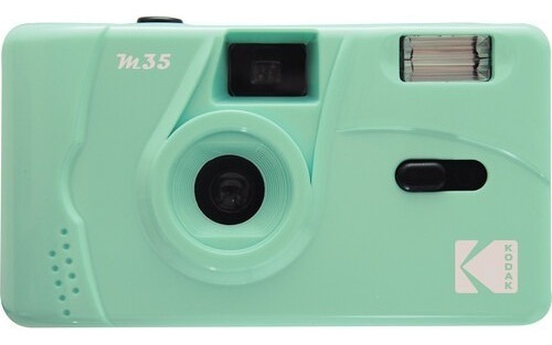 Câmera Analógica Kodak M35 C/ Flash Verde Claro