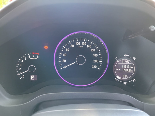 Imagem 12 de 15 de Honda Hrv Exl Ano 2016 Cor Vinho