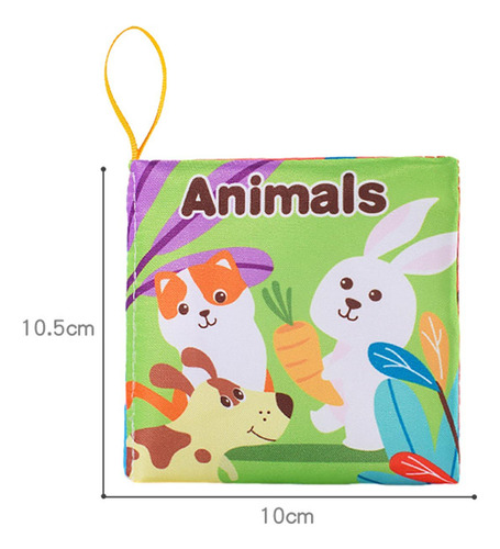 2 Livros De Bebê Macios Brinquedos 0-6-12 Meses, Estilo B