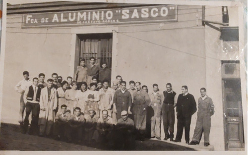 Antigua Postal De Fabrica De Aluminio Sasco -g. Roche (ff89