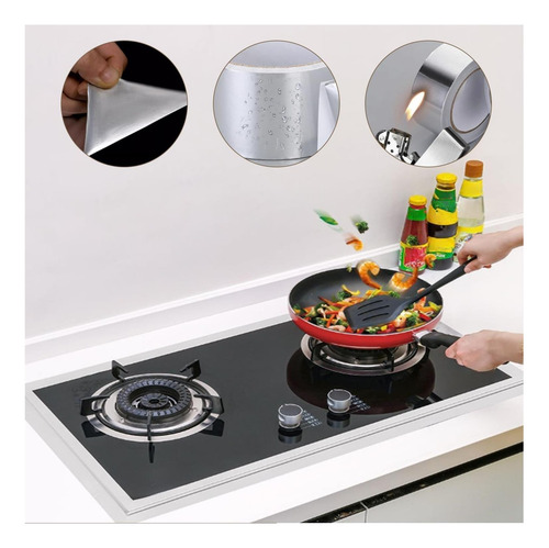 Foil De Aluminio Qoqooice Cinta De Conducto Plateado De 2 99