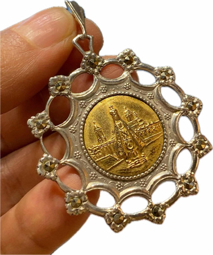Luli Medalla Plata Oro Antigua Virgen Del Valle Marquesitas