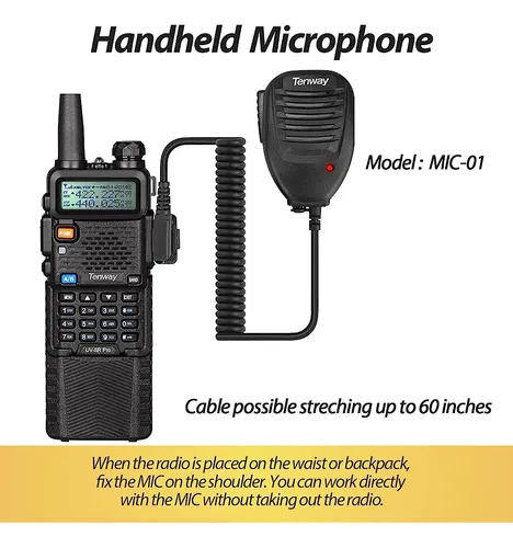 Radio De Radioaficionado Walkie Talkie Uv-5r Pro 8w Dual Ban