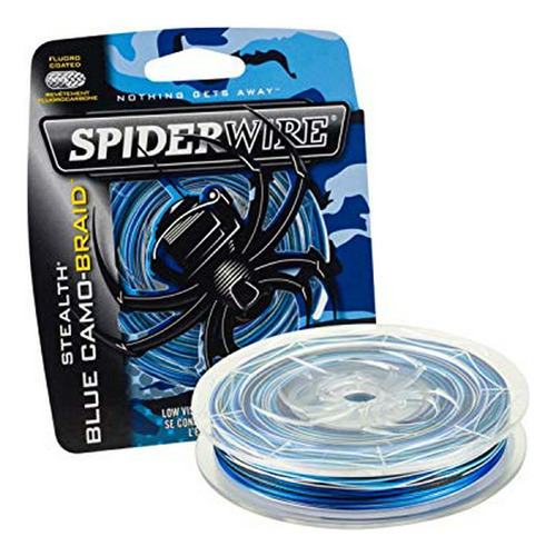 Spiderwire De Stealth Camo Azul Trenza.