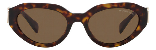 Gafas De Sol Michael Kors Empire Oval Mk2192 Mujer Color Marrón