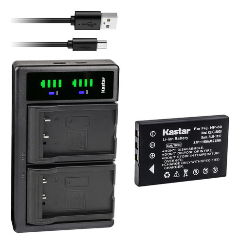 1 Bateria Cargador Usb Ltd2 Repuesto Para Hp Photosmart R967