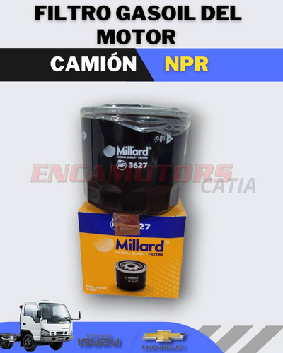 Filtro Gasoil Del Motor Camion Npr 