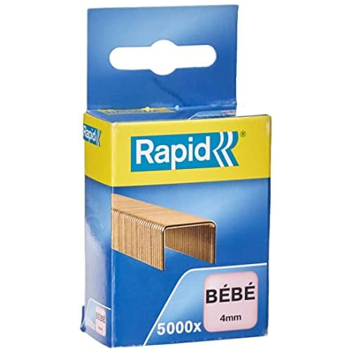 Grapas Rapid Bebe, Longitud De 4 Mm, Grapan Hasta 15 Ho...