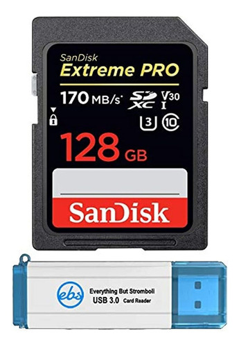 Sandisk 128gb Sdxc Sd Extreme Pro Memory Card Bundle Works