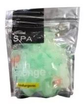 Pack X 50. Esponja De Baño Exfoliante Pompón Flor De Tela.