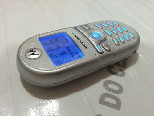 Celular Motorola C200 Visor Azul Original Na Caixa