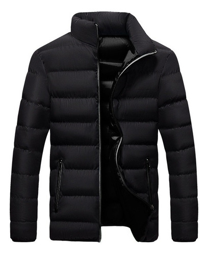 Casaco Acolchoado Masculino De Invierno Quente Slim Fit