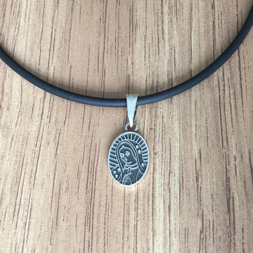 Imagen 6 de 10 de Medalla Virgen De Guadalupe De Plata Solida Ley 925 Agálea