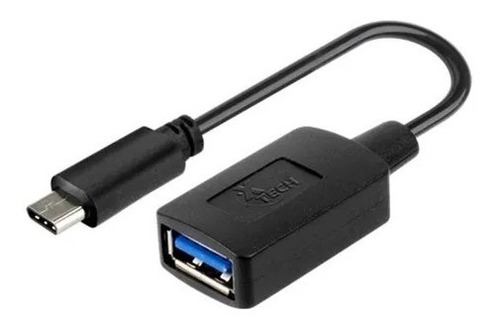 Cable Usb C Macho / A  Hembra 0,12 M Negro