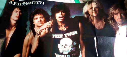 Aerosmith Póster Gigante. Made In Spain. Imperdible!!!