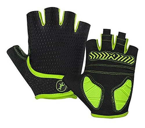 Guantes De Ciclo De La Bici Guantes Con El Dedo Medio A...